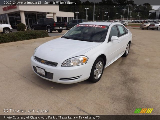 2012 Chevrolet Impala LT in Summit White