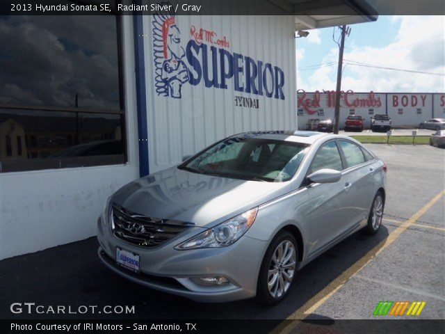 2013 Hyundai Sonata SE in Radiant Silver