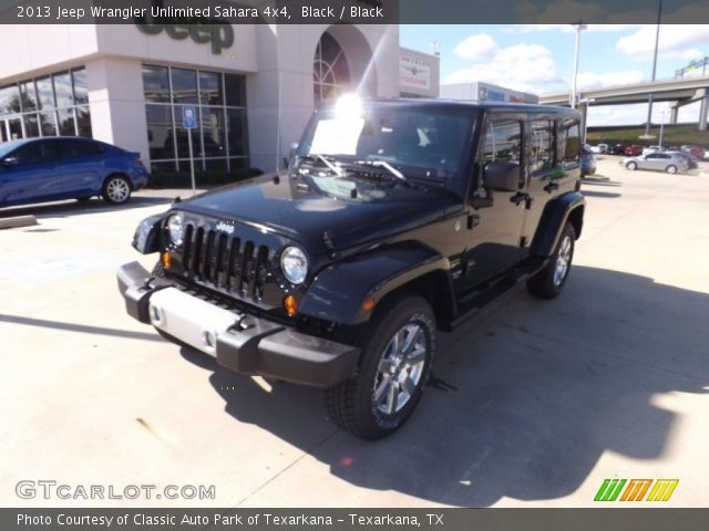 2013 Jeep Wrangler Unlimited Sahara 4x4 in Black