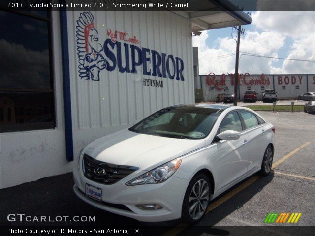 2013 Hyundai Sonata Limited 2.0T in Shimmering White