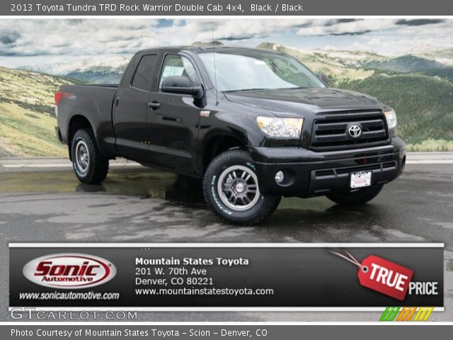 2013 Toyota Tundra TRD Rock Warrior Double Cab 4x4 in Black