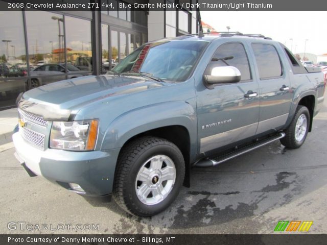 2008 Chevrolet Avalanche Z71 4x4 in Blue Granite Metallic