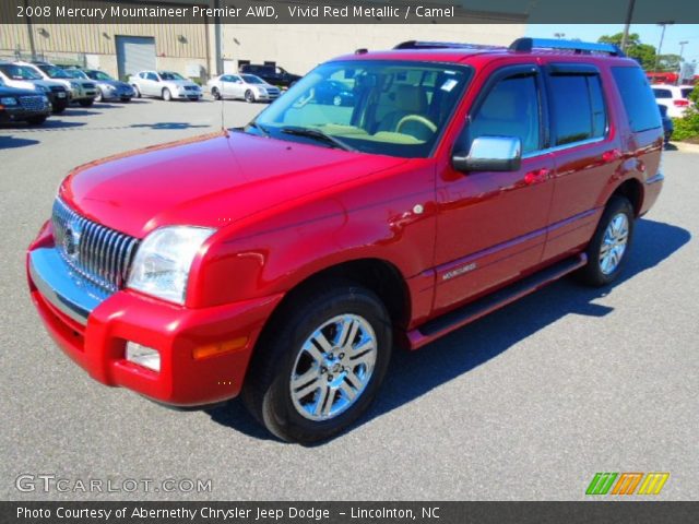 2008 Mercury Mountaineer Premier AWD in Vivid Red Metallic