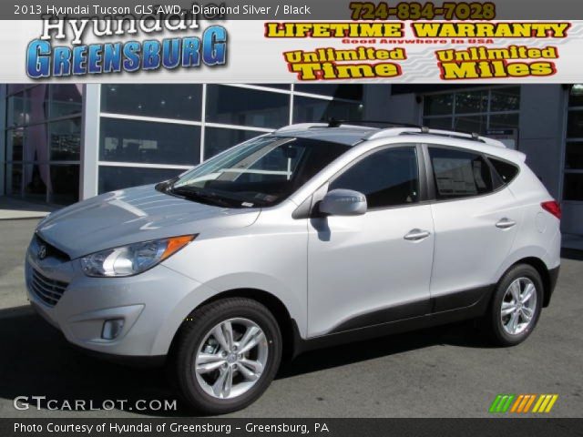 2013 Hyundai Tucson GLS AWD in Diamond Silver