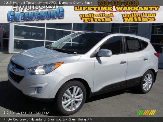 2013 Hyundai Tucson Limited AWD in Diamond Silver