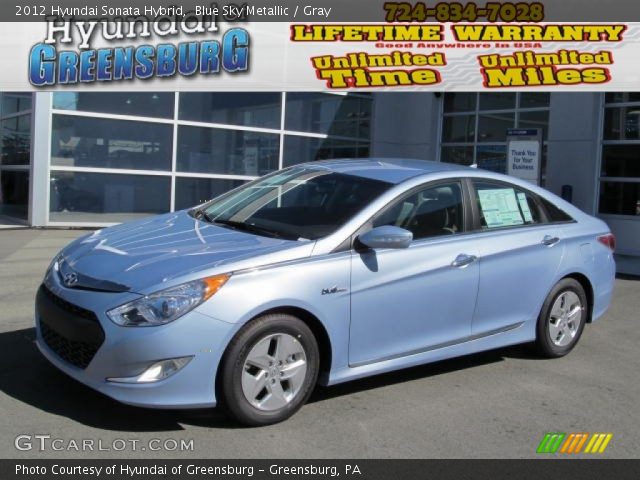 2012 Hyundai Sonata Hybrid in Blue Sky Metallic