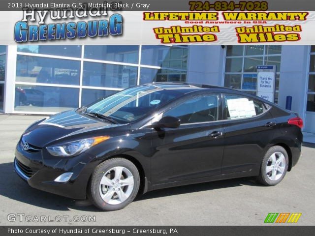 2013 Hyundai Elantra GLS in Midnight Black