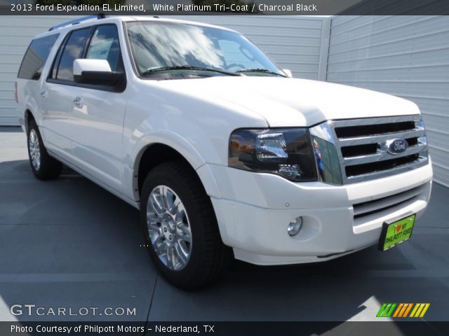 2013 Ford Expedition EL Limited in White Platinum Tri-Coat