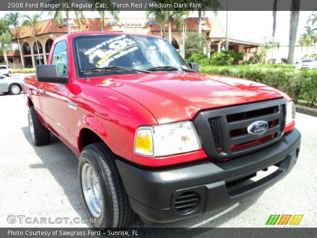 2008 Ford Ranger XL Regular Cab in Torch Red