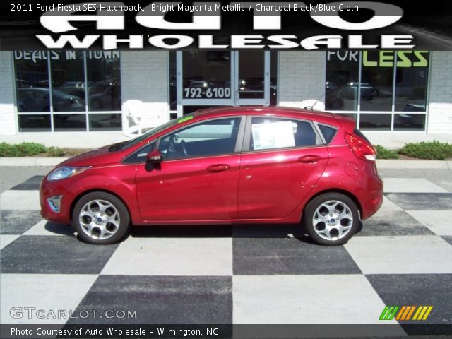 2011 Ford Fiesta SES Hatchback in Bright Magenta Metallic