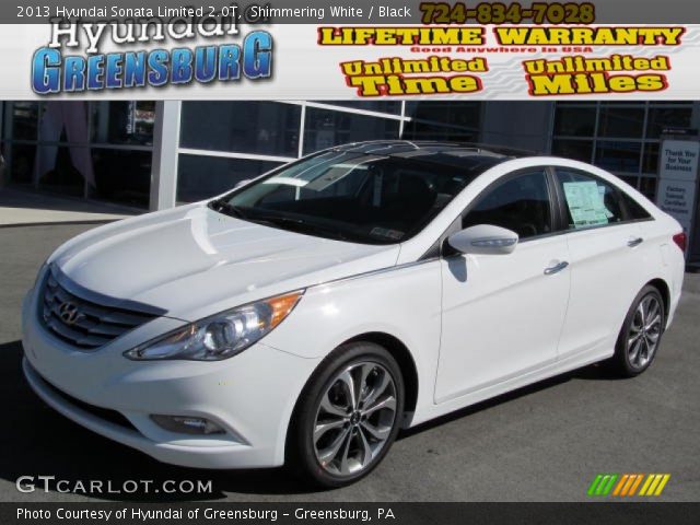 2013 Hyundai Sonata Limited 2.0T in Shimmering White