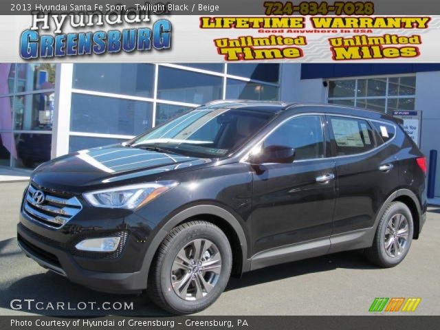 2013 Hyundai Santa Fe Sport in Twilight Black