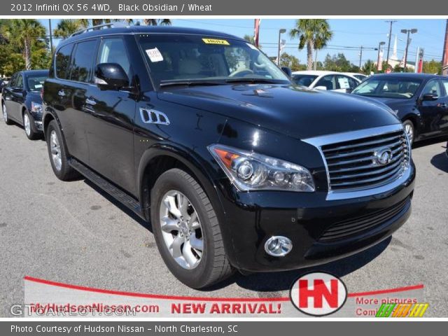 2012 Infiniti QX 56 4WD in Black Obsidian
