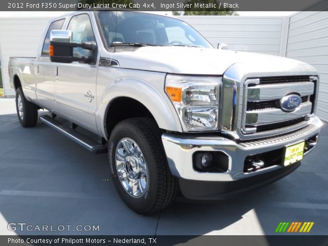 2012 Ford F350 Super Duty Lariat Crew Cab 4x4 in Ingot Silver Metallic