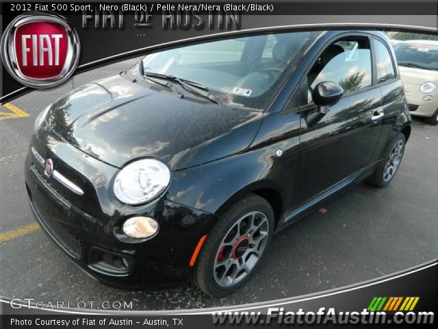 2012 Fiat 500 Sport in Nero (Black)