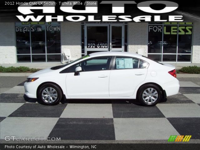 2012 Honda Civic LX Sedan in Taffeta White