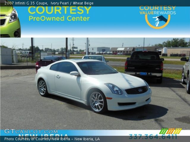 2007 Infiniti G 35 Coupe in Ivory Pearl