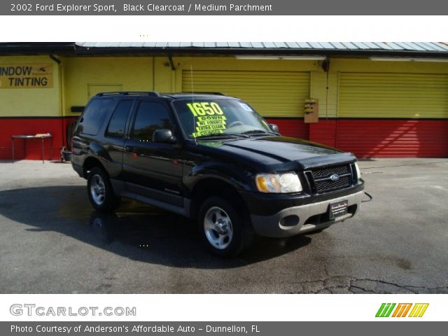 2002 Ford Explorer Sport in Black Clearcoat