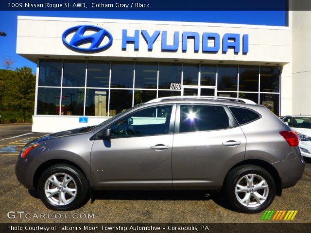 2009 Nissan Rogue SL AWD in Gotham Gray