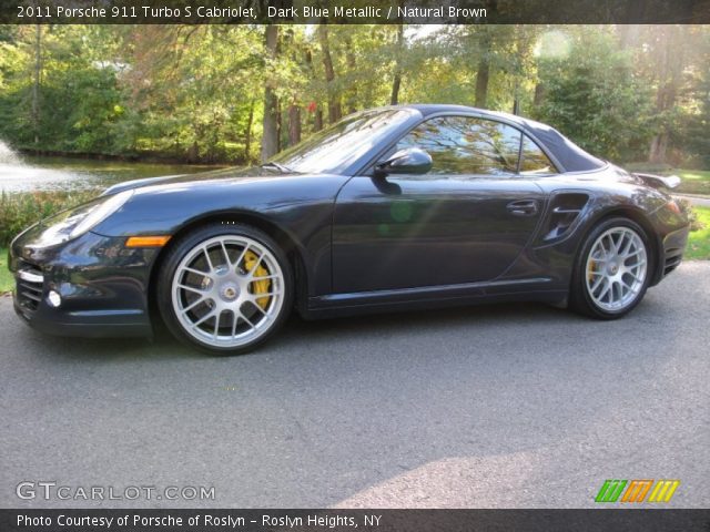 2011 Porsche 911 Turbo S Cabriolet in Dark Blue Metallic