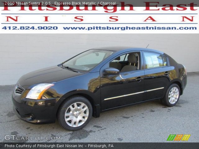 2010 Nissan Sentra 2.0 S in Espresso Black Metallic