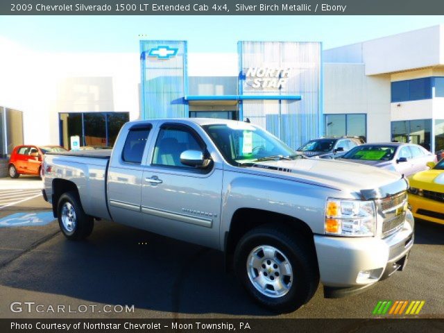 2009 Chevrolet Silverado 1500 LT Extended Cab 4x4 in Silver Birch Metallic