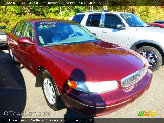2002 Buick Century Custom in Bordeaux Red Pearl