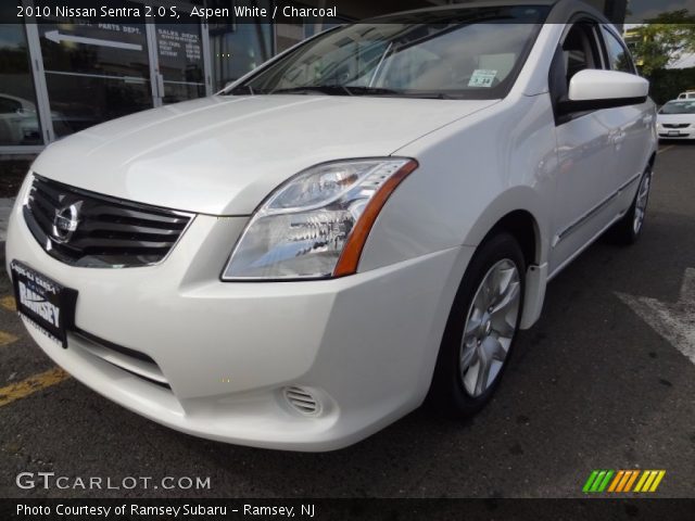 2010 Nissan Sentra 2.0 S in Aspen White