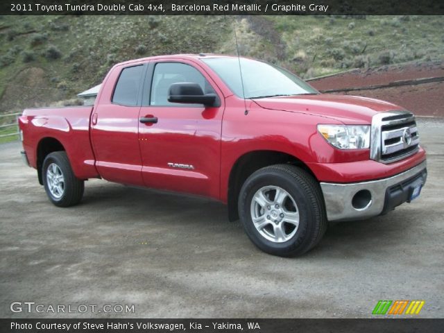2011 Toyota Tundra Double Cab 4x4 in Barcelona Red Metallic