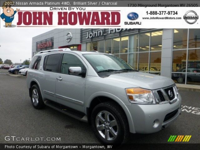 2012 Nissan Armada Platinum 4WD in Brilliant Silver