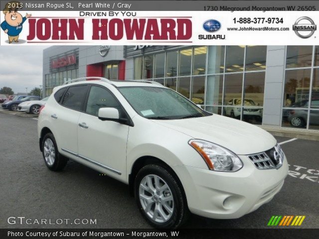 2013 Nissan Rogue SL in Pearl White