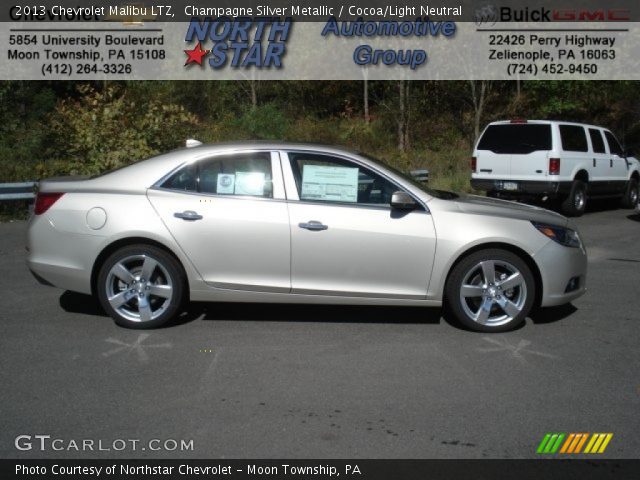 2013 Chevrolet Malibu LTZ in Champagne Silver Metallic