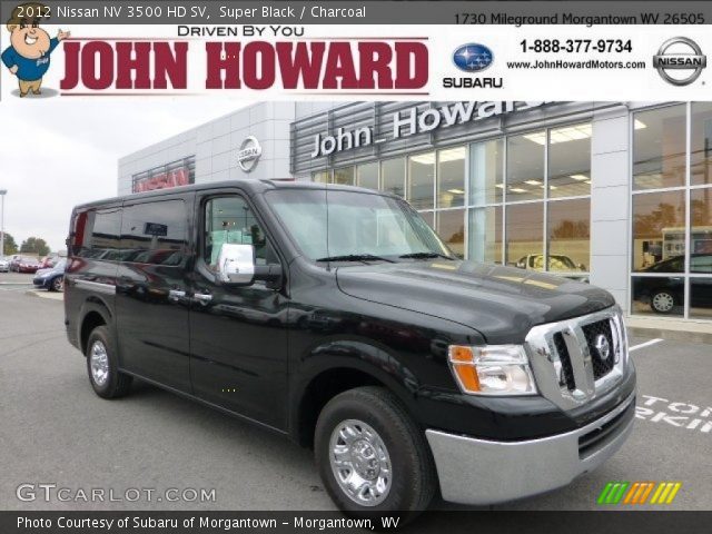 2012 Nissan NV 3500 HD SV in Super Black