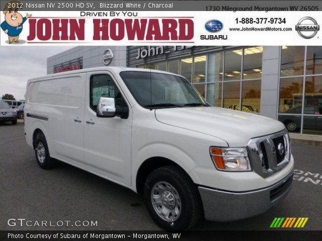 2012 Nissan NV 2500 HD SV in Blizzard White