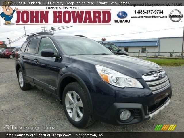2013 Subaru Outback 2.5i Limited in Deep Indigo Pearl
