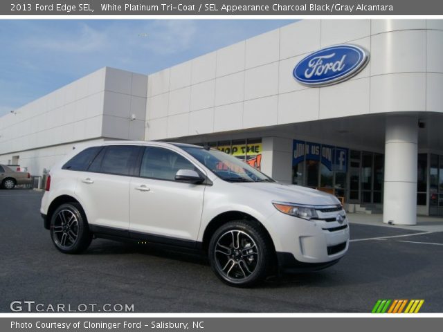 2013 Ford Edge SEL in White Platinum Tri-Coat