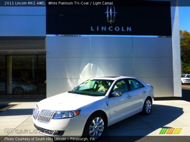 2011 Lincoln MKZ AWD in White Platinum Tri-Coat