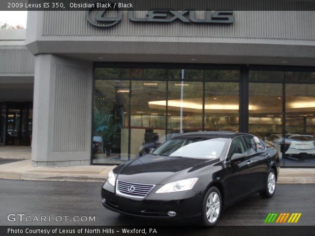 2009 Lexus ES 350 in Obsidian Black