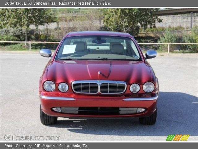 2004 Jaguar XJ Vanden Plas in Radiance Red Metallic