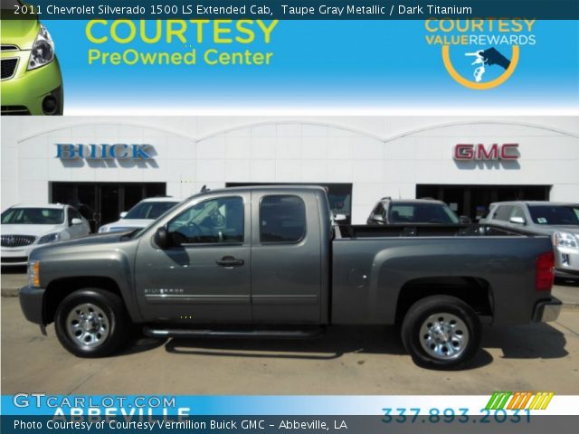 2011 Chevrolet Silverado 1500 LS Extended Cab in Taupe Gray Metallic