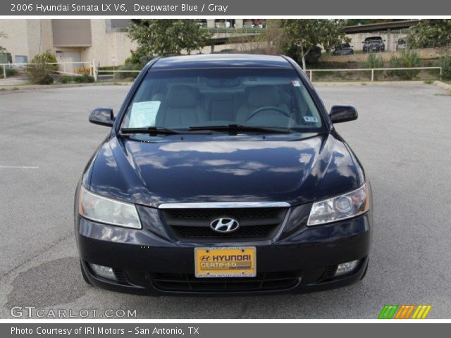 2006 Hyundai Sonata LX V6 in Deepwater Blue