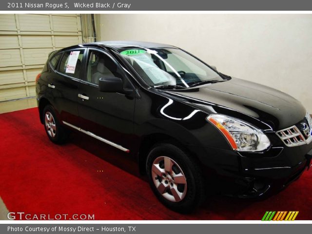 2011 Nissan Rogue S in Wicked Black