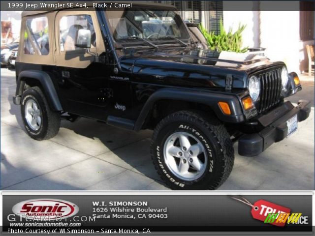 1999 Jeep Wrangler SE 4x4 in Black