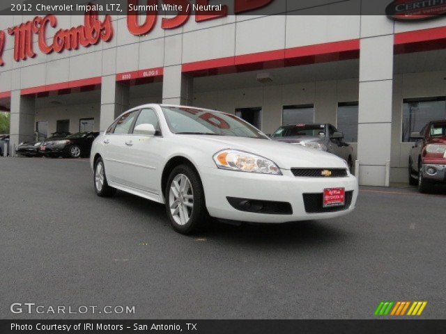 2012 Chevrolet Impala LTZ in Summit White