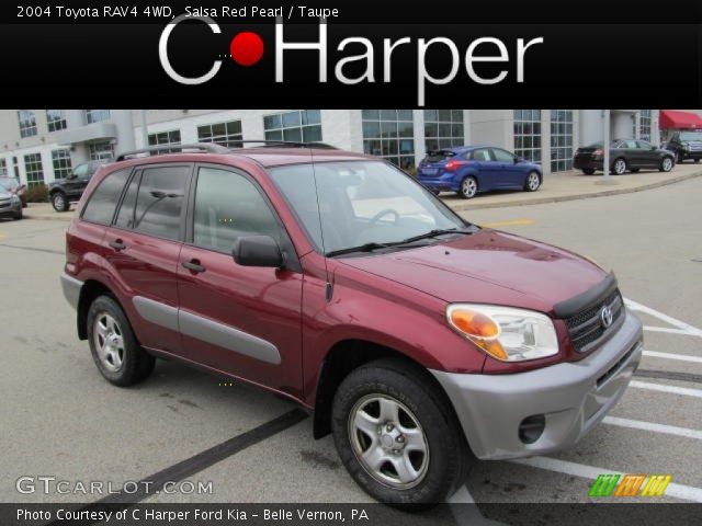 2004 Toyota RAV4 4WD in Salsa Red Pearl