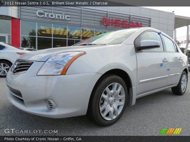 2012 Nissan Sentra 2.0 S in Brilliant Silver Metallic
