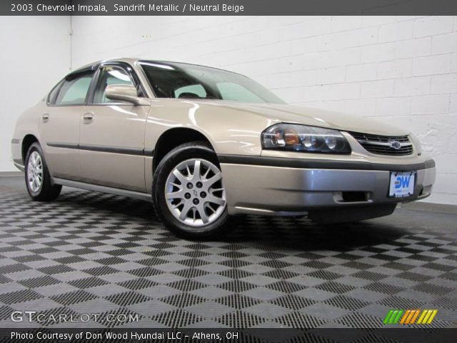 2003 Chevrolet Impala  in Sandrift Metallic