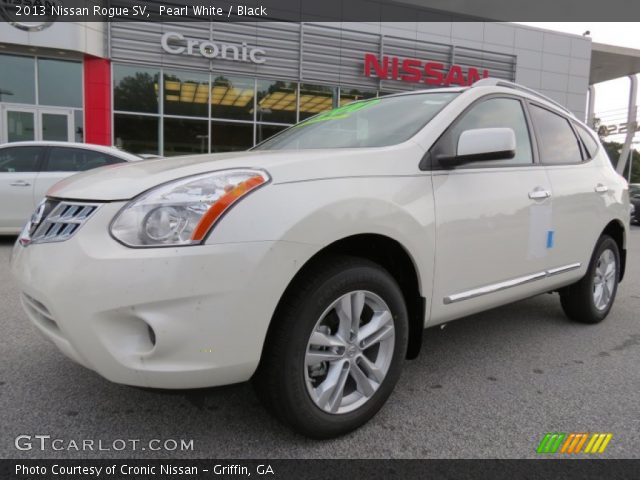 2013 Nissan Rogue SV in Pearl White