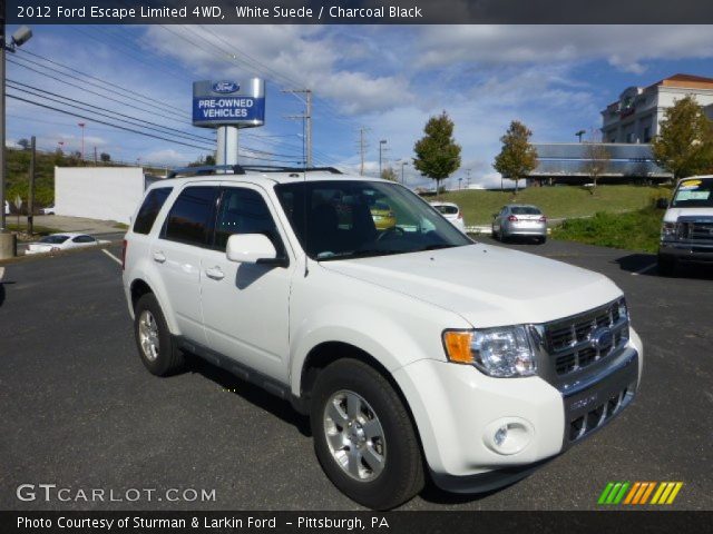 2012 Ford Escape Limited 4WD in White Suede