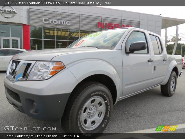 2012 Nissan Frontier S Crew Cab in Brilliant Silver Metallic